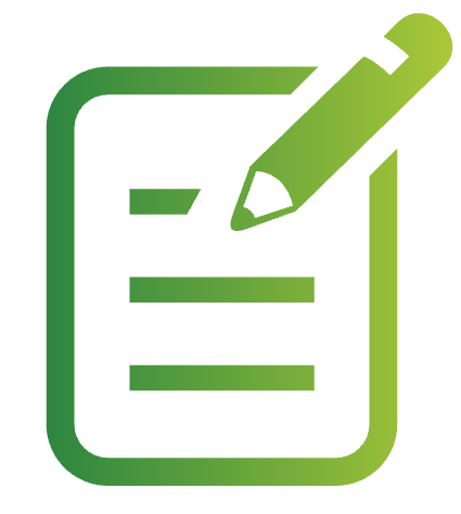 Filling out form icon